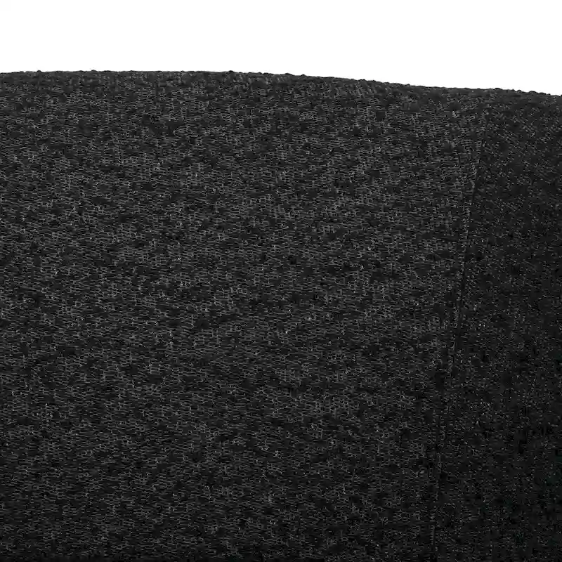 Mokena Textured Boucle Upholstered Swivel Club Chair by Christopher Knight Home