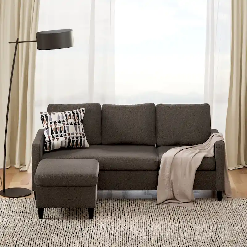 Convertible Sectional Sofa with Reversible Chaise