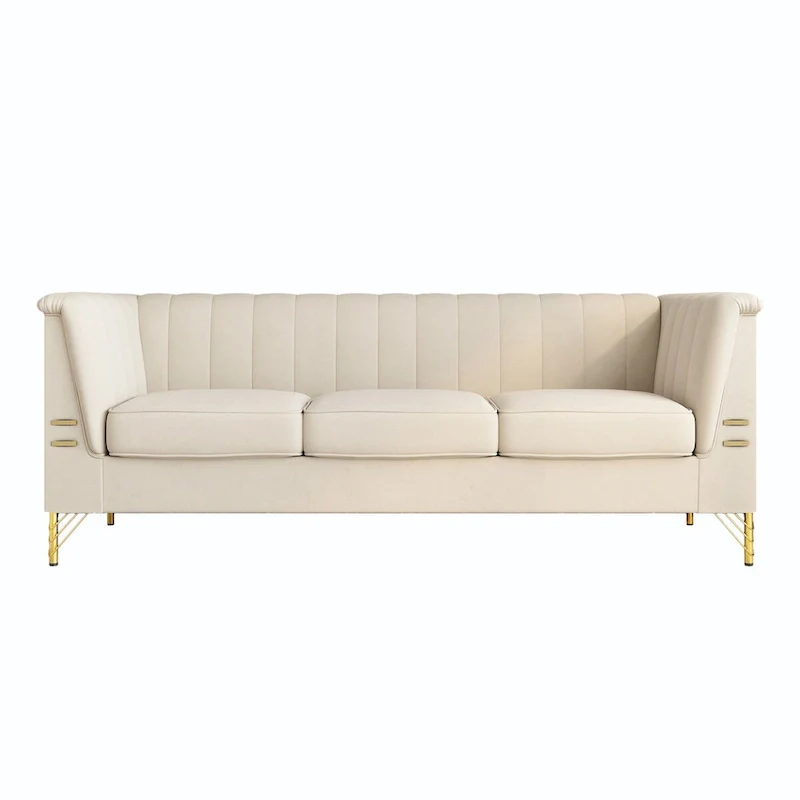 82.67  W Velvet Sofa