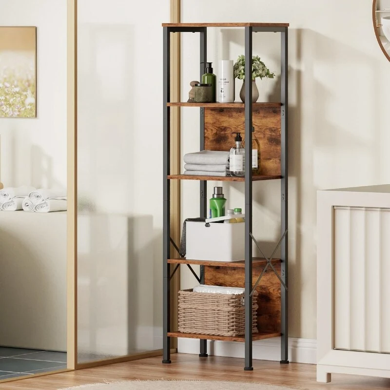 5 Tier Tall Bookshelf - 14.9