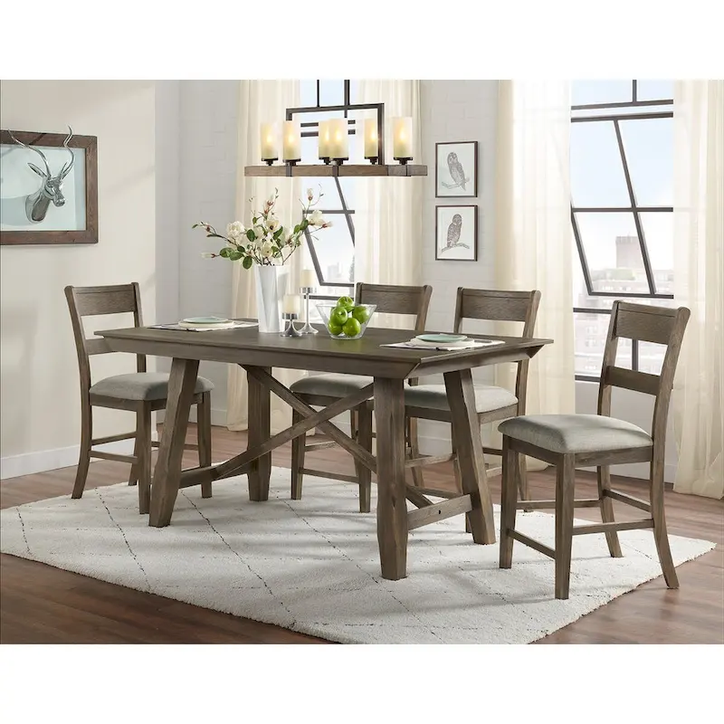 Vilo Home Hillcrest 5 Piece Counter Height Dining Set
