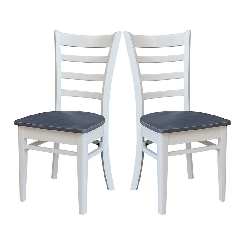 International Concepts Set of Two Emily Side Chairs