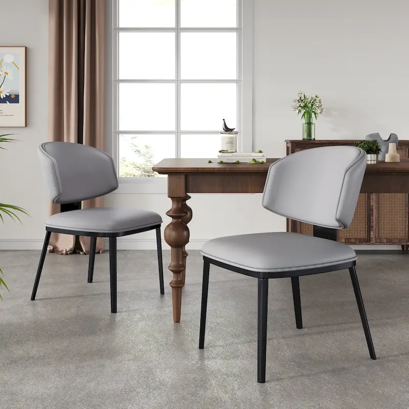 Christopher Knight Home - PU Leather Upholstered Dining Chairs
