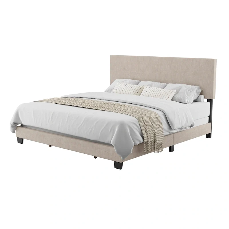 Nova Modern King Bed, Box Spring Required