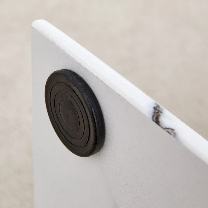 Modern and simple rectangular glass console table