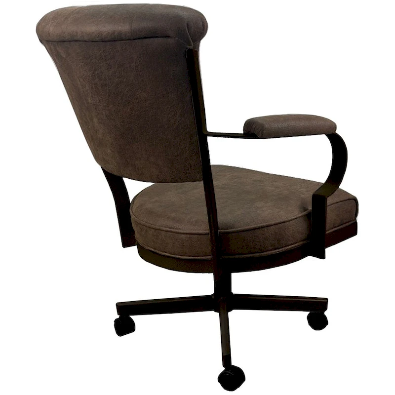 Miami Swivel Metal Caster Chair on Reading Base - 18 High Seat