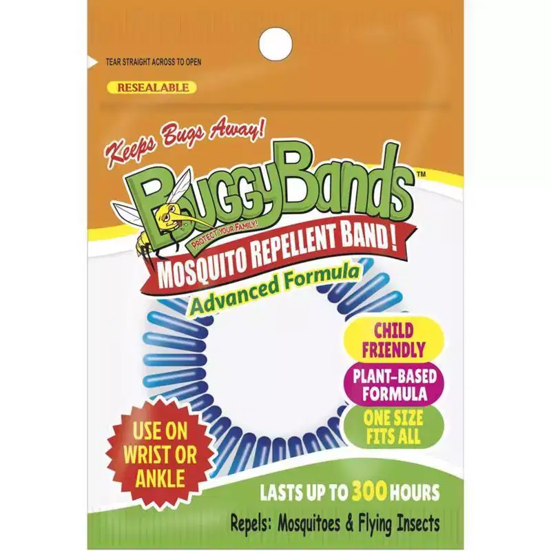 BuggyBeds Insect Repellent Wristband For Mosquitoes/Other Flying Insects - 50 packs of 3pc each