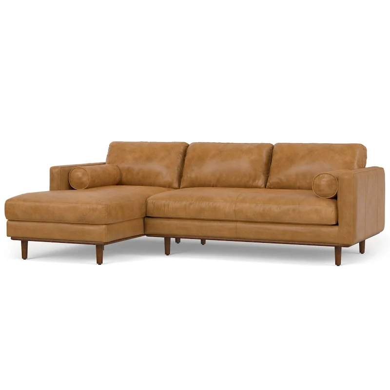 WYNDENHALL Brixley Mid Century 102 inch Wide Left Sofa Sectional