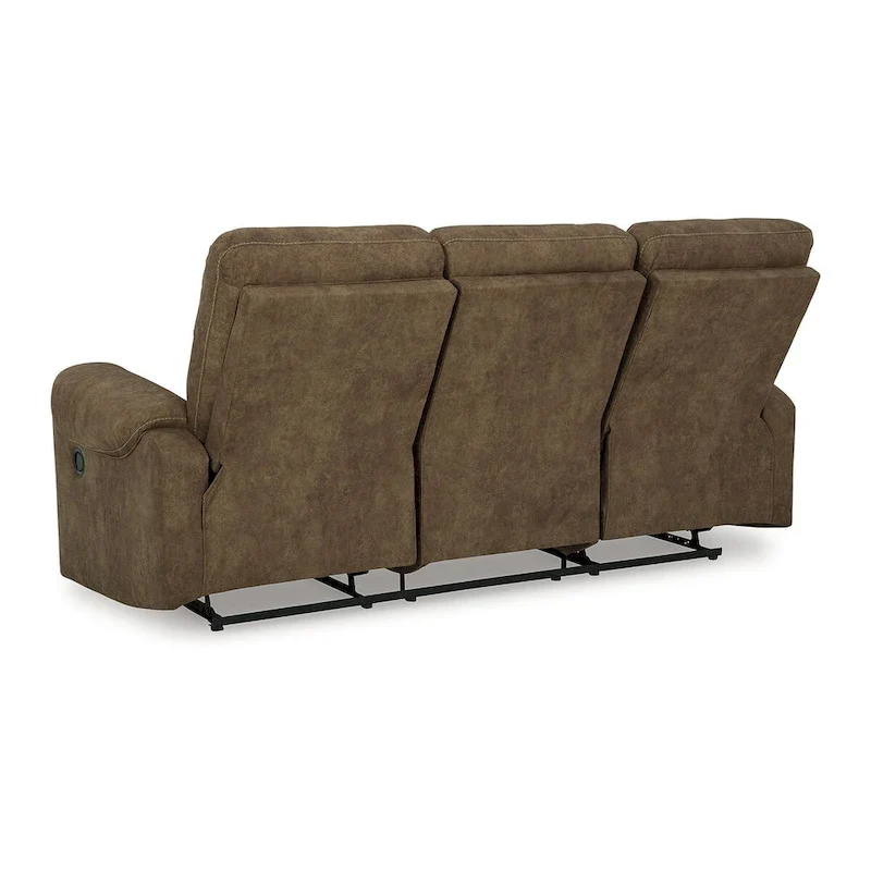 Brown Reclining Sofa - 86 W x 40 D x 40 H