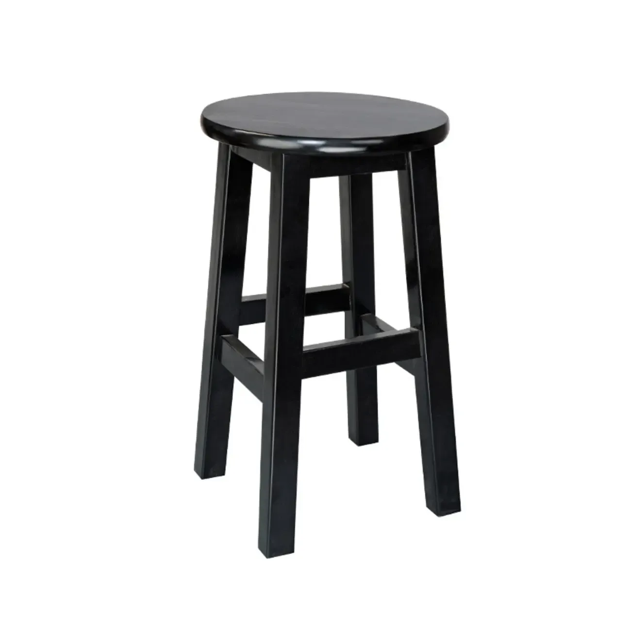 Counter Height Modern Wood Backless Bar Stools