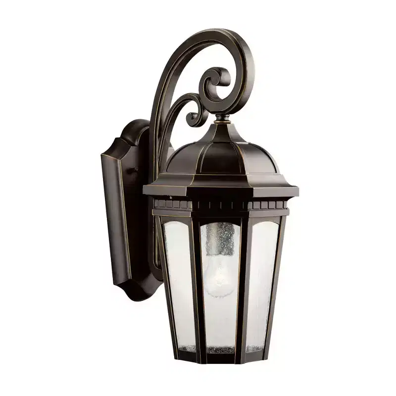 Kichler Lighting Courtyard 1 - Light Wall Light in Rubbed Bronze