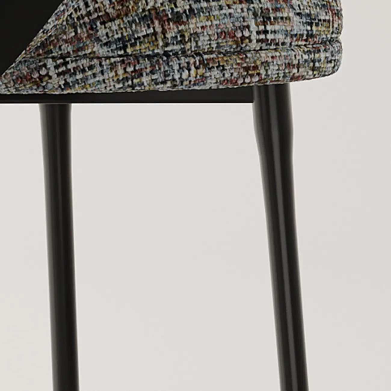 Modern Cotton-linen Upholstered Low Back Arm Chairs