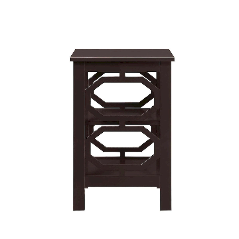 Convenience Concepts Omega End Table with Shelves