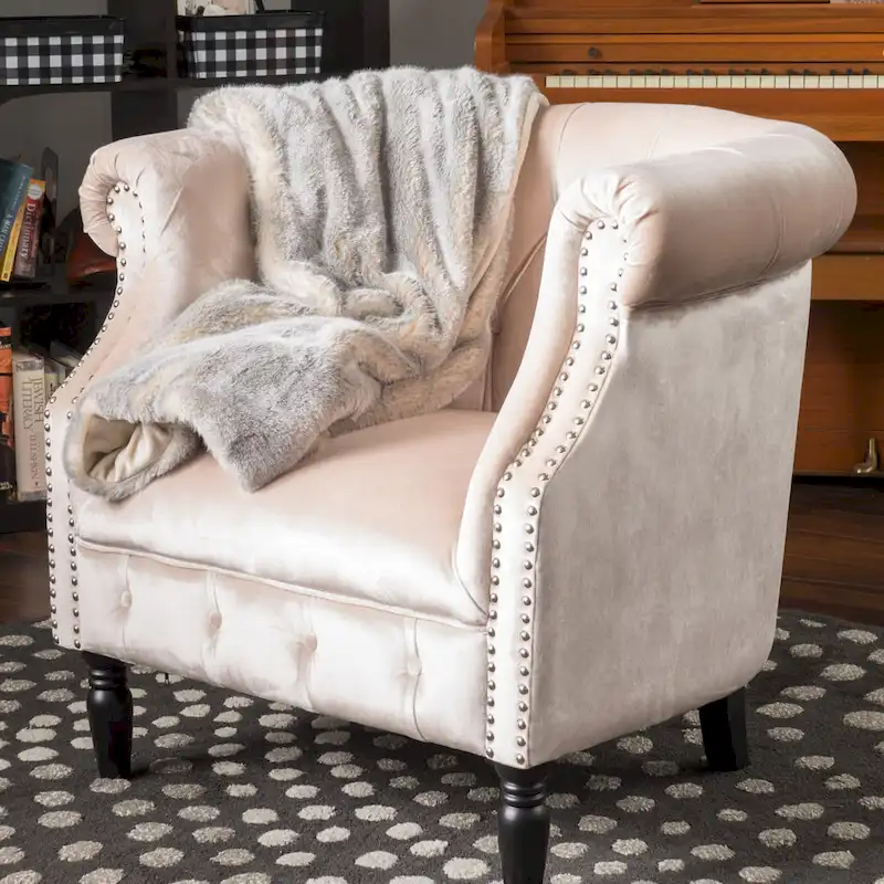 Velvet Club Chair