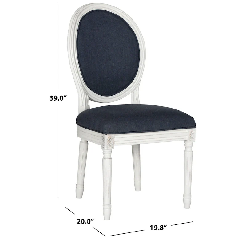 Parisian Oval Dining Chair (Set of 2) - 20Wx20Dx39H