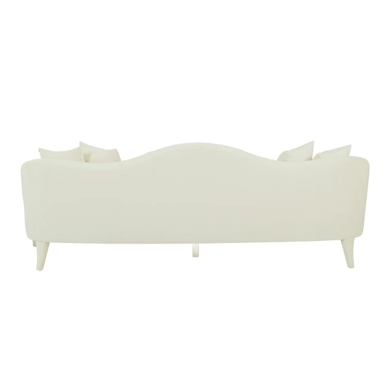 Naya Velvet Sofa - 96W x 36.2D x 34.3H - 96W x 36.2D x 34.3H