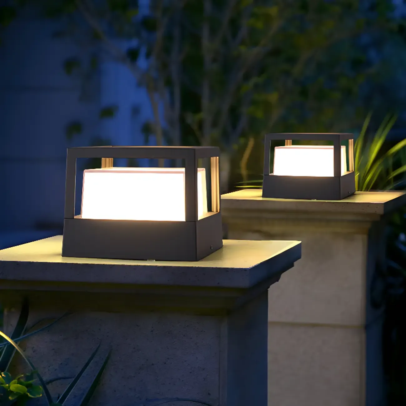 Modern LED Outdoor Table Lamp with Minimalist Design
