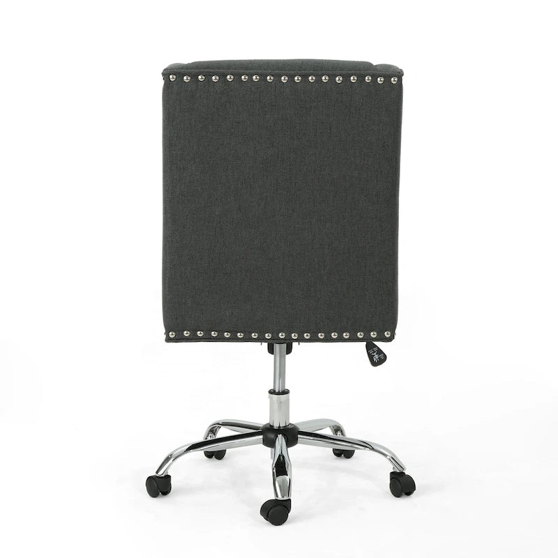 Swivel Office Chair with Chrome Base