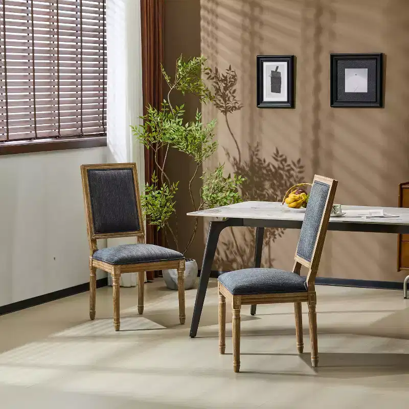 Christopher Knight Home Carina French Country Rubberwood Upholstered Dining Chair (Set of 2)