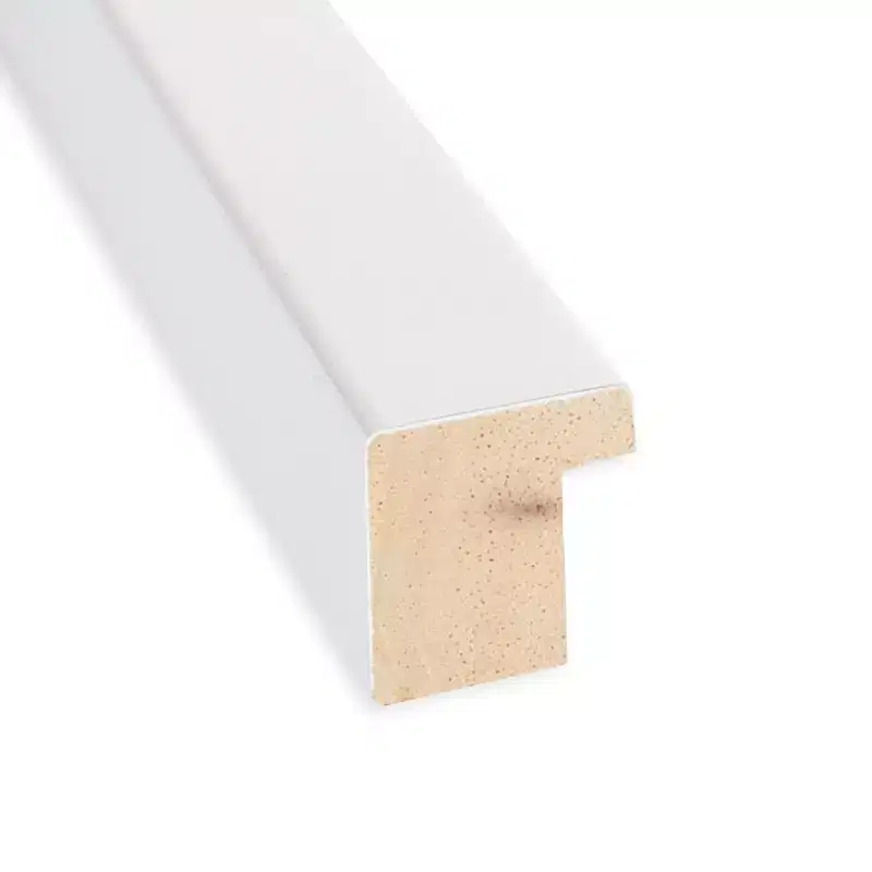 28" x 28" Svelte Silver Wood Wall Mirror by Amanti Art: Modern Square, Includes Mounting Hardware