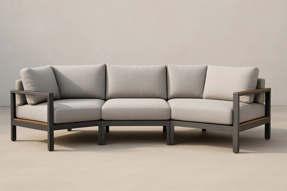 Corner Sectional Sofa - Gris