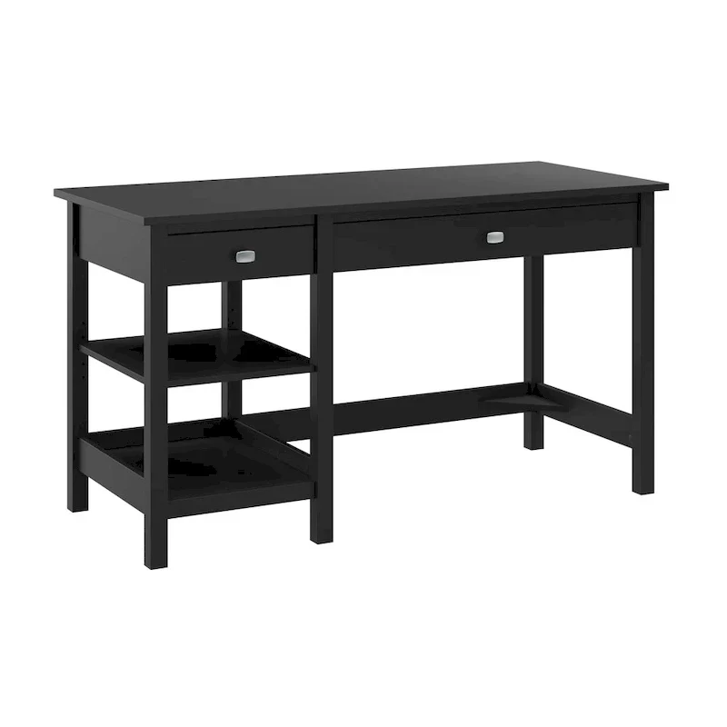 Computer Desk with Shelves - 54 Wide - Contemporary Style