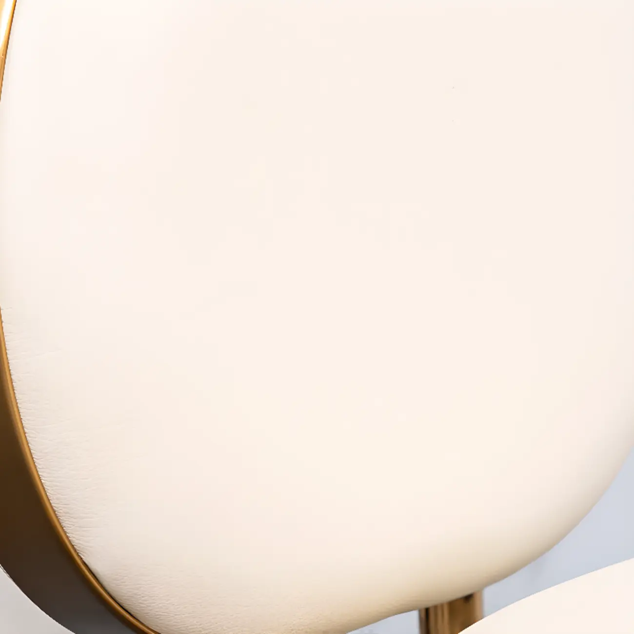 Modern 4-Leg Metal Faux Leather Upholstered Bar Stools