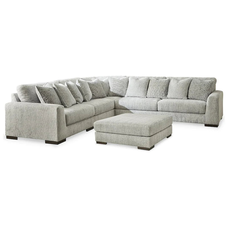 Signature Design by Ashley Regent Park Pewter 6-Piece Upholstery Package - 132 W x 132 D x 39 H