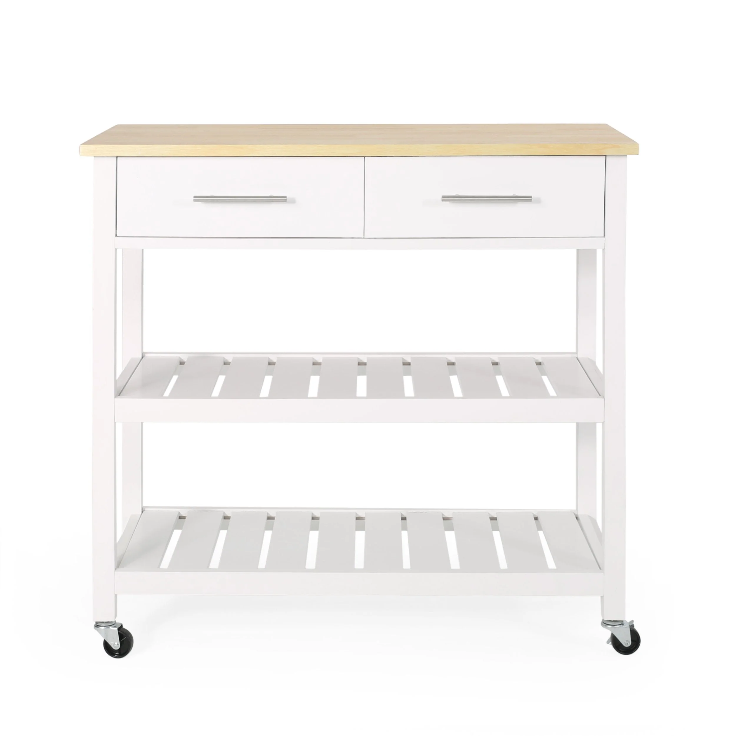 Contemporary Kitchen Cart with Wheels - NH393413