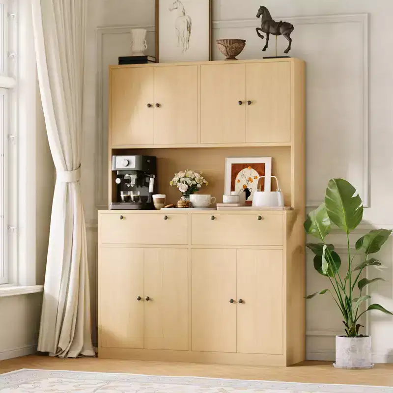 71 Tall Kitchen Pantry Cabinet with Charing Station | 2 Drawers, 47 w Kitchen Pantry Storage