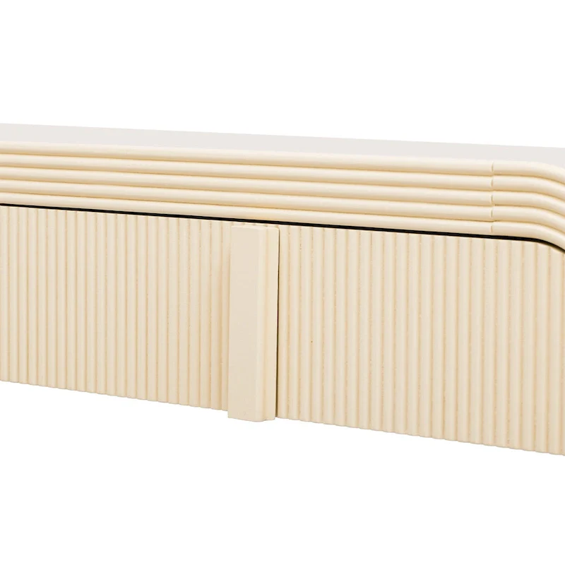 Unique Modern Rounded Silhouette Console Table