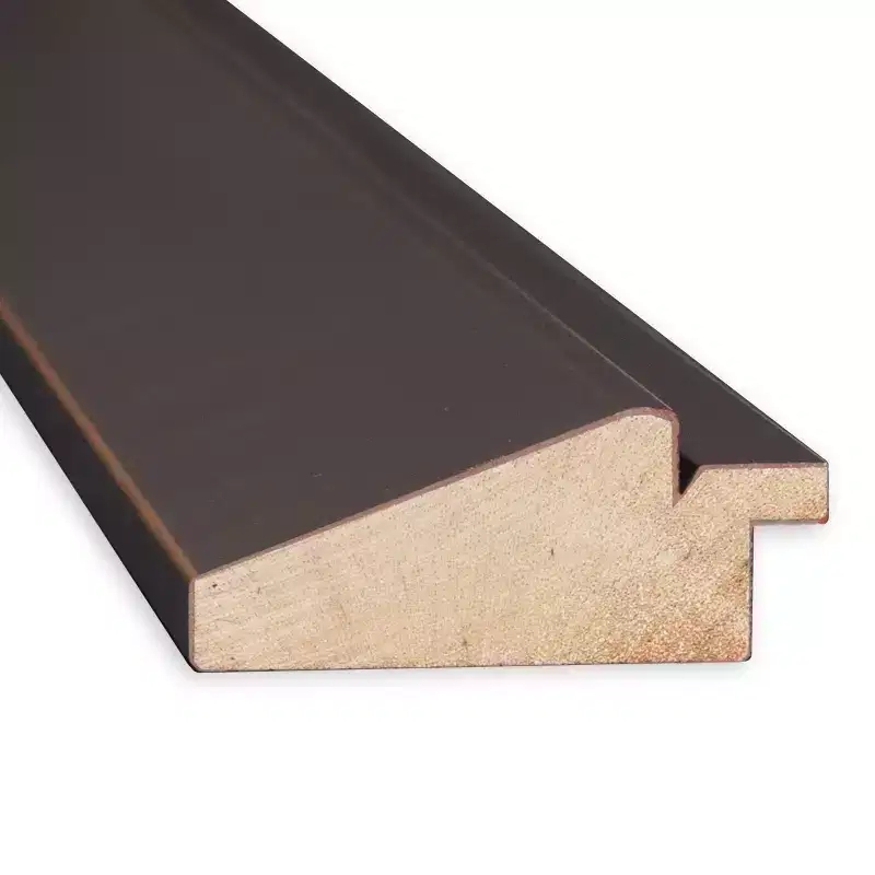 33" x 27" Beveled Lara Bronze Wood Wall Mirror - Amanti Art: Modern Design, No Assembly Required