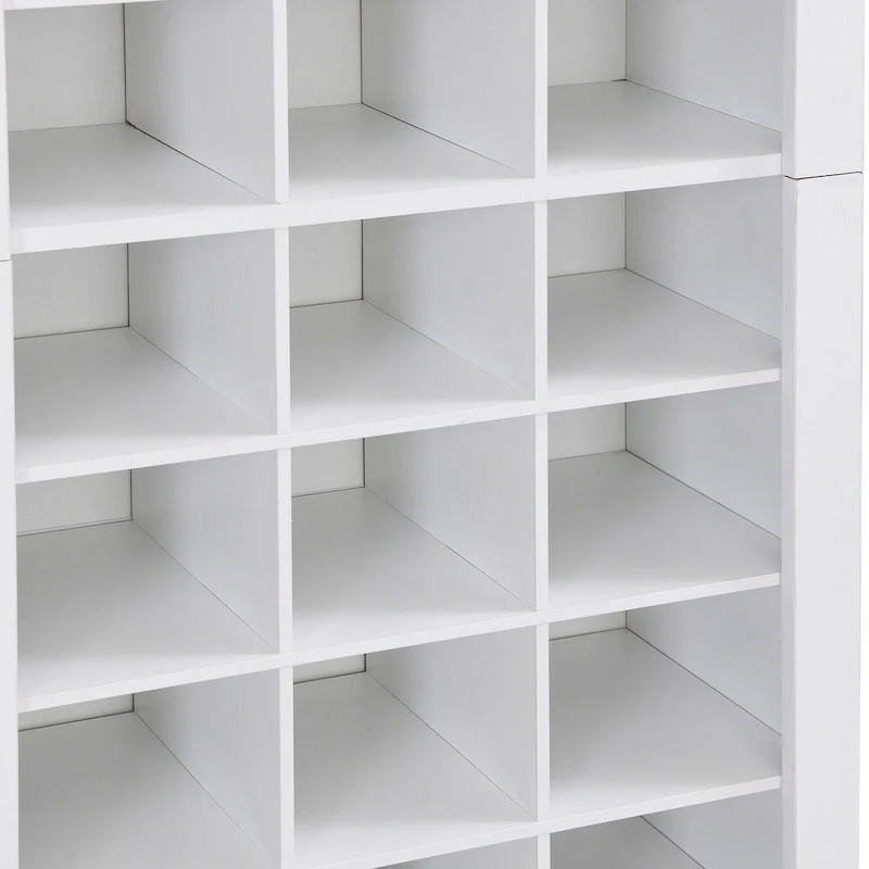 Stylish Design 30 Shoe Cubby Console