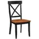 Larken Black and Oak 5-piece Dining Furniture Set
