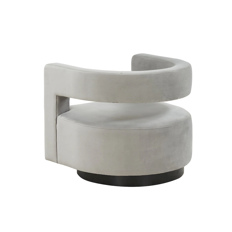 SAFAVIEH Couture Cela Swivel Chair (Fully Assembled) - 31.1 W x 28.4 L x 26.8 H - 31Wx28Dx27H