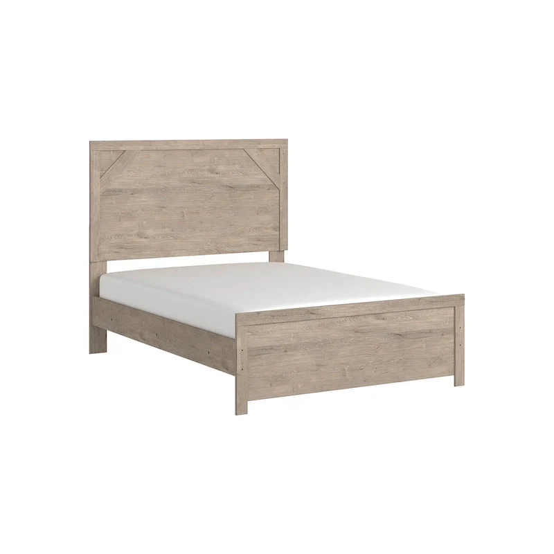 Senniberg Light Brown Panel Bed