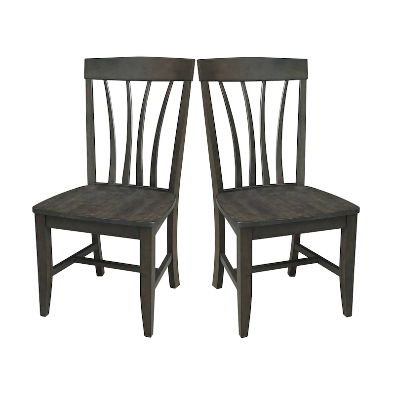 Soma Solid Wood Fanback Chairs Set of 2
