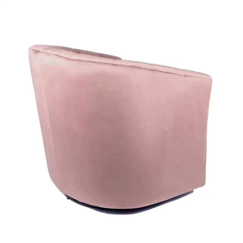 Carson Carrington Junsele Velvet Upholstery Swivel Accent Club Chair