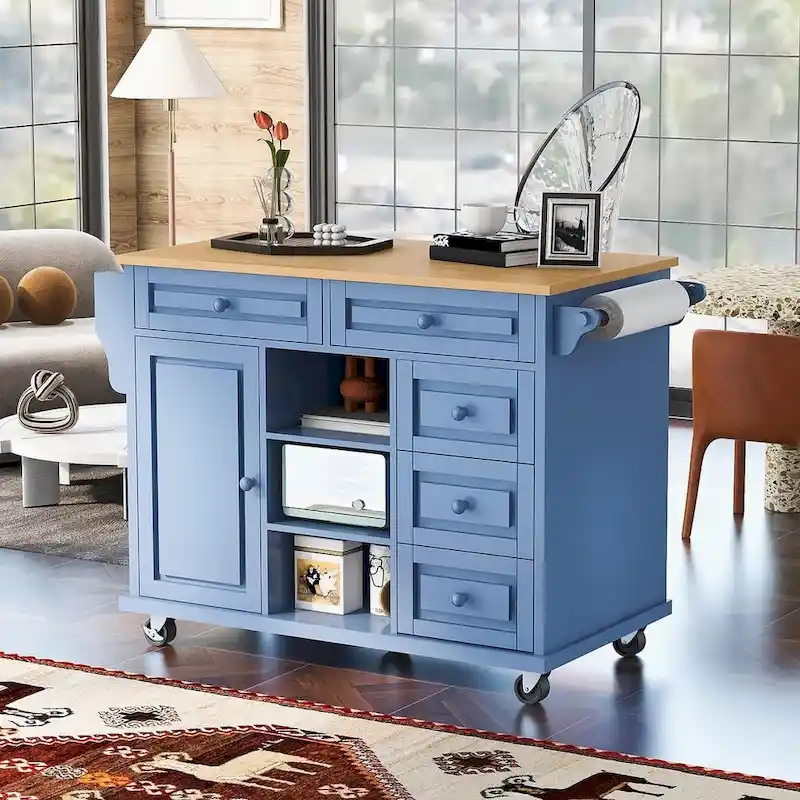 53 Rolling Mobile Island Kitchen Island Cart