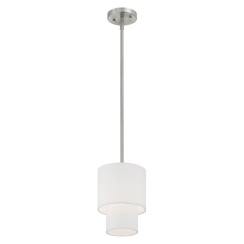 Livex Lighting 1-light Mini Pendant, 51040-91 - 7  DIA 18  - 48  ADJ H