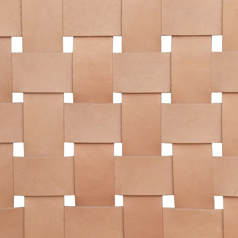 Poly and Bark Banda Teak & Leather Dining Chair - Solid Teak Wood Frame