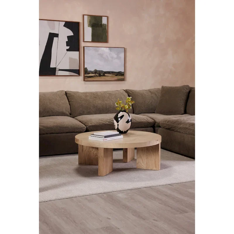 Aurelle Home Corbin Modern Modular Sectional Piece - Slipper Chair