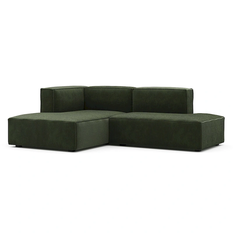Rye Studio Deep Seat Modular Small Chaise Sectional, 2 Piece