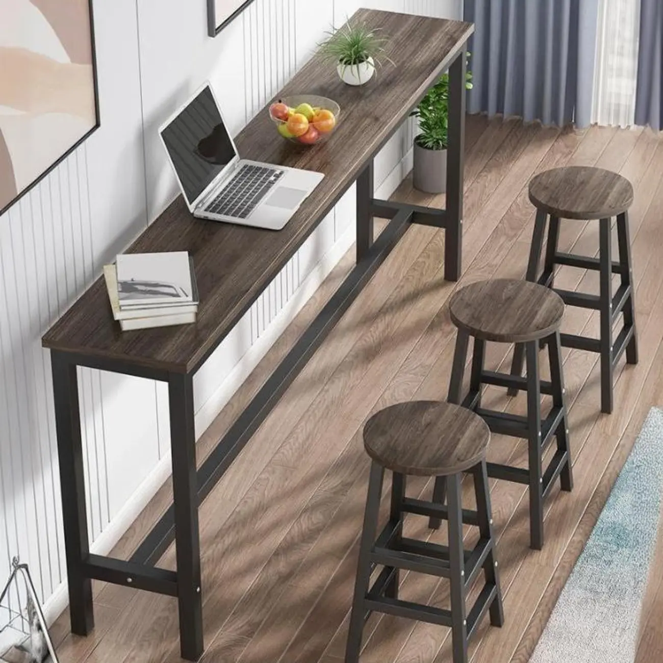 Stylish Bar Table Set with Stools for Modern Spaces