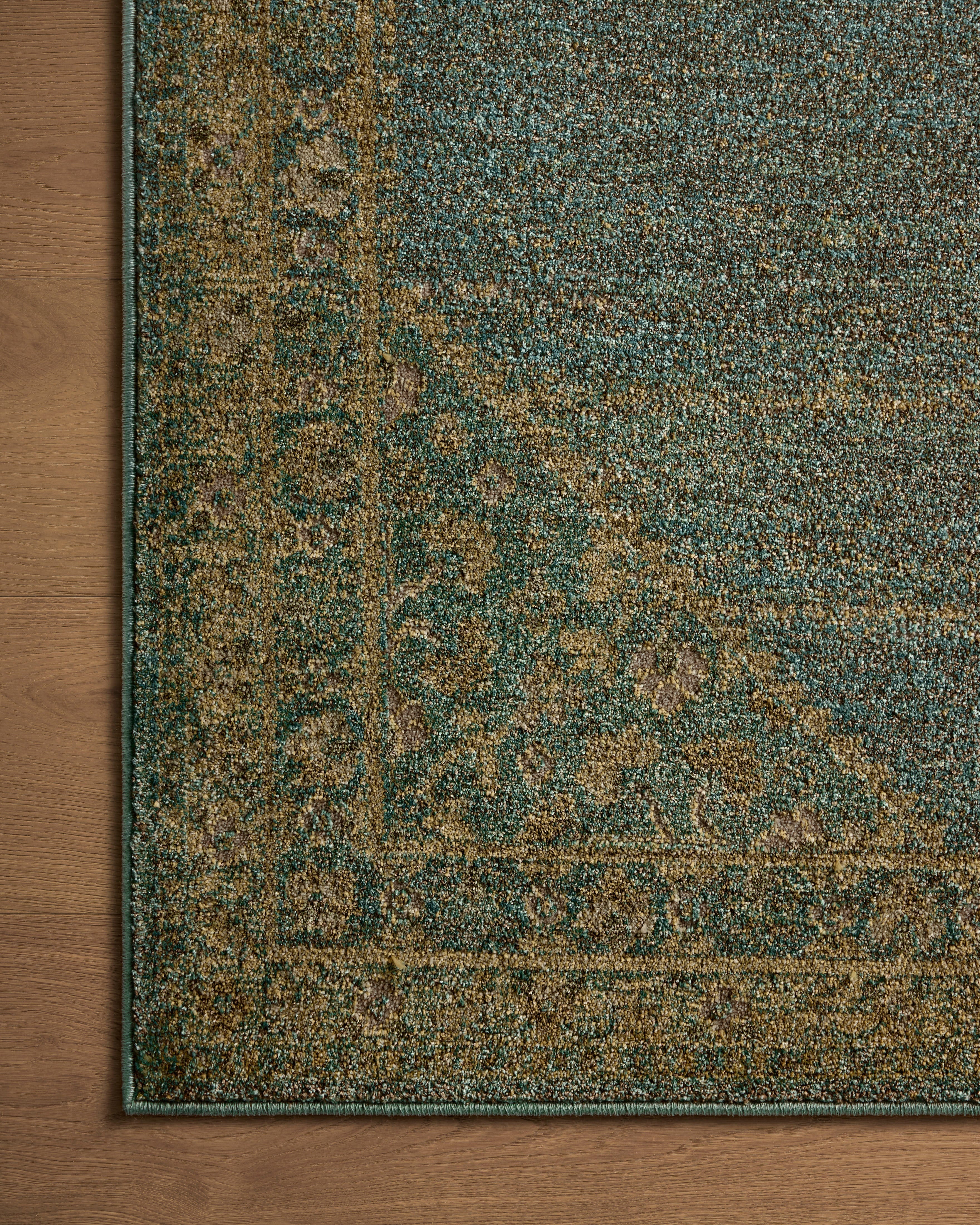 Mona Aqua/Wheat Rug