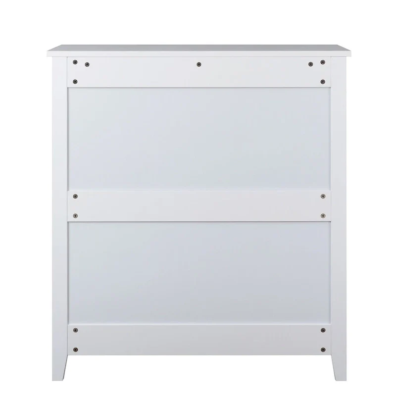 Wood spray-painted drawer dresser