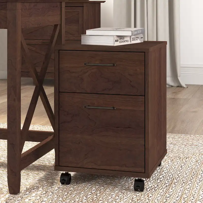 Key West 2 Drawer Mobile File Cabinet by Bush Furniture