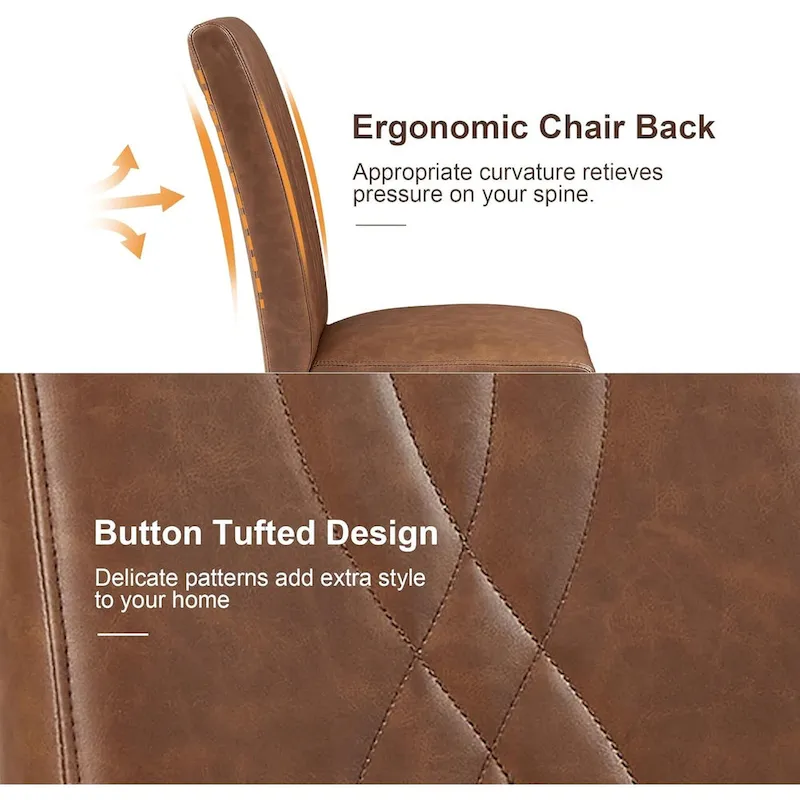 Upholstered Dining Chairs Set of 2/4/6, Fabric Dining Room Kitchen Side Chair, Parson Dining Chairs