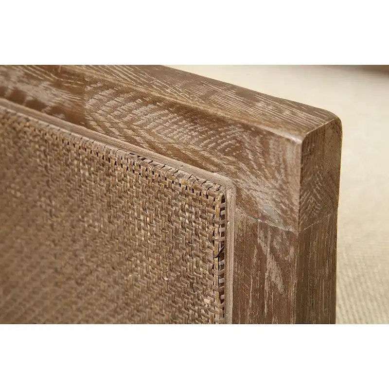 Butterscotch Leather Cane Back Arm Chair