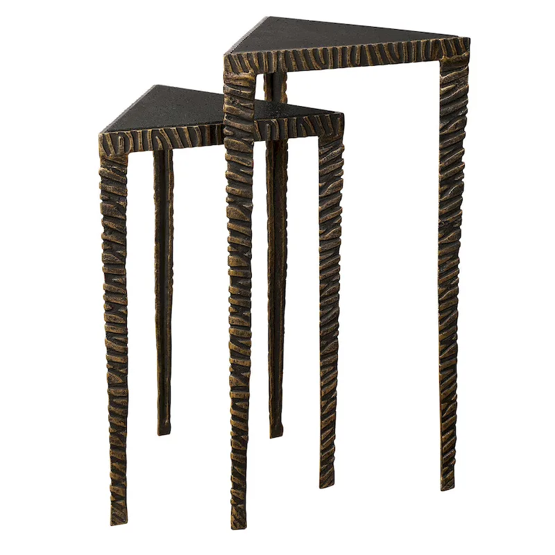 Uttermost Samiria Triangular Accent Tables (Set of 2)